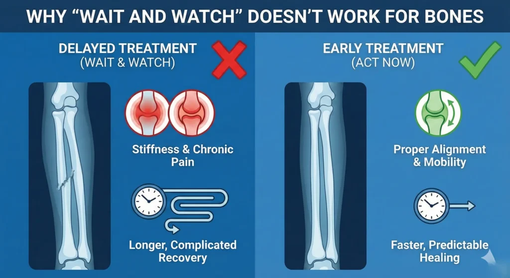 Getting Patients on time to fracture specialist in indore should be a priority