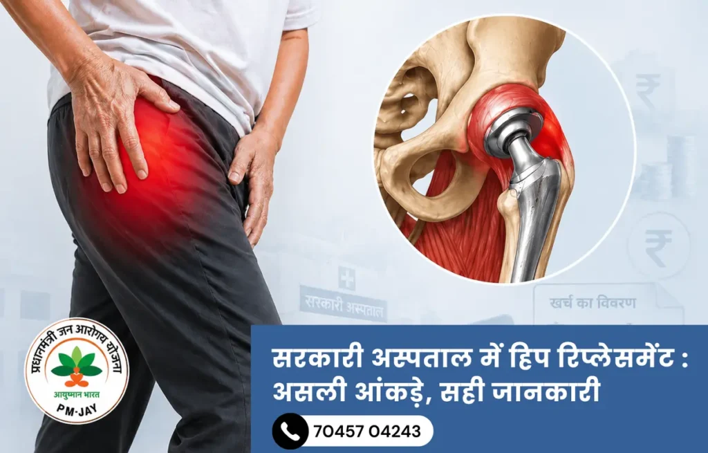 सरकारी अस्पताल में हिप रिप्लेसमेंट सर्जरी का खर्च असली आंकड़े, सही जानकारी