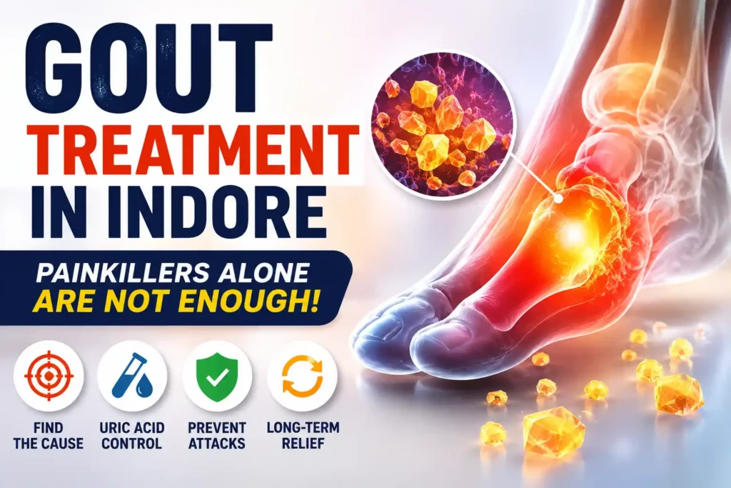 Gout Treatment in Indore Why Painkillers Alone Are Making It Worse