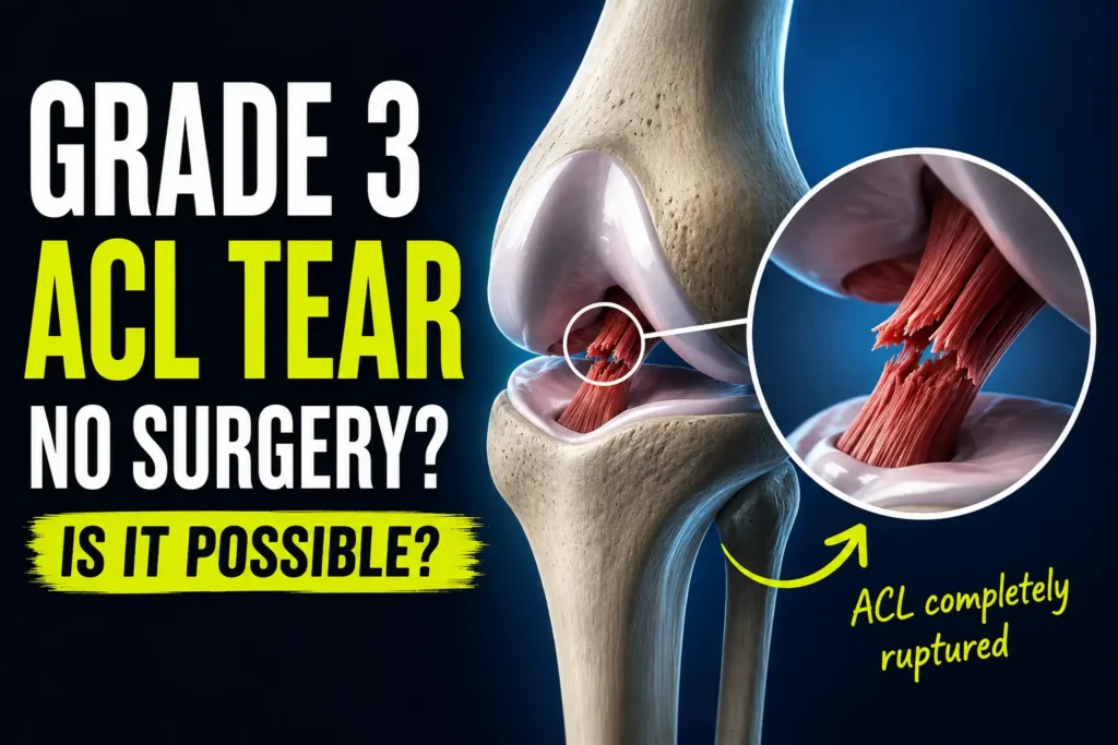 Grade 3 ACL Tear No Surgery Is That Actually Possible, or Are You Just Delaying the Inevitable
